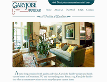 Tablet Screenshot of garyjobebuilder.com